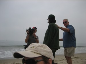 Local broadcast legend and crew